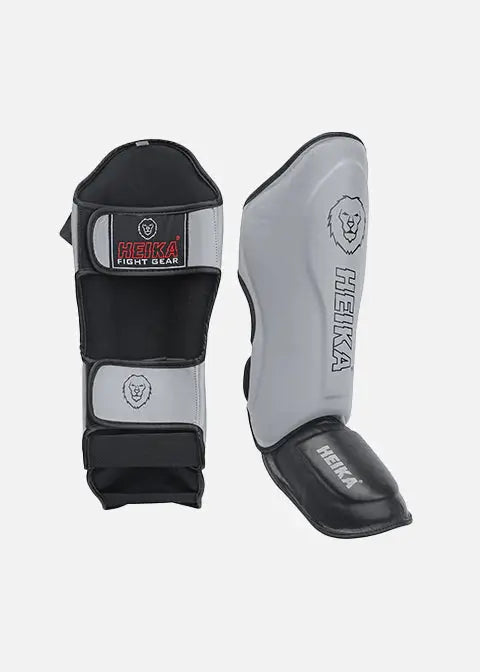 Heika Pro leather Shin Guard - Brown Heika Sports