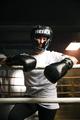 Heika Pro Boxing Leather Head Guard My Store
