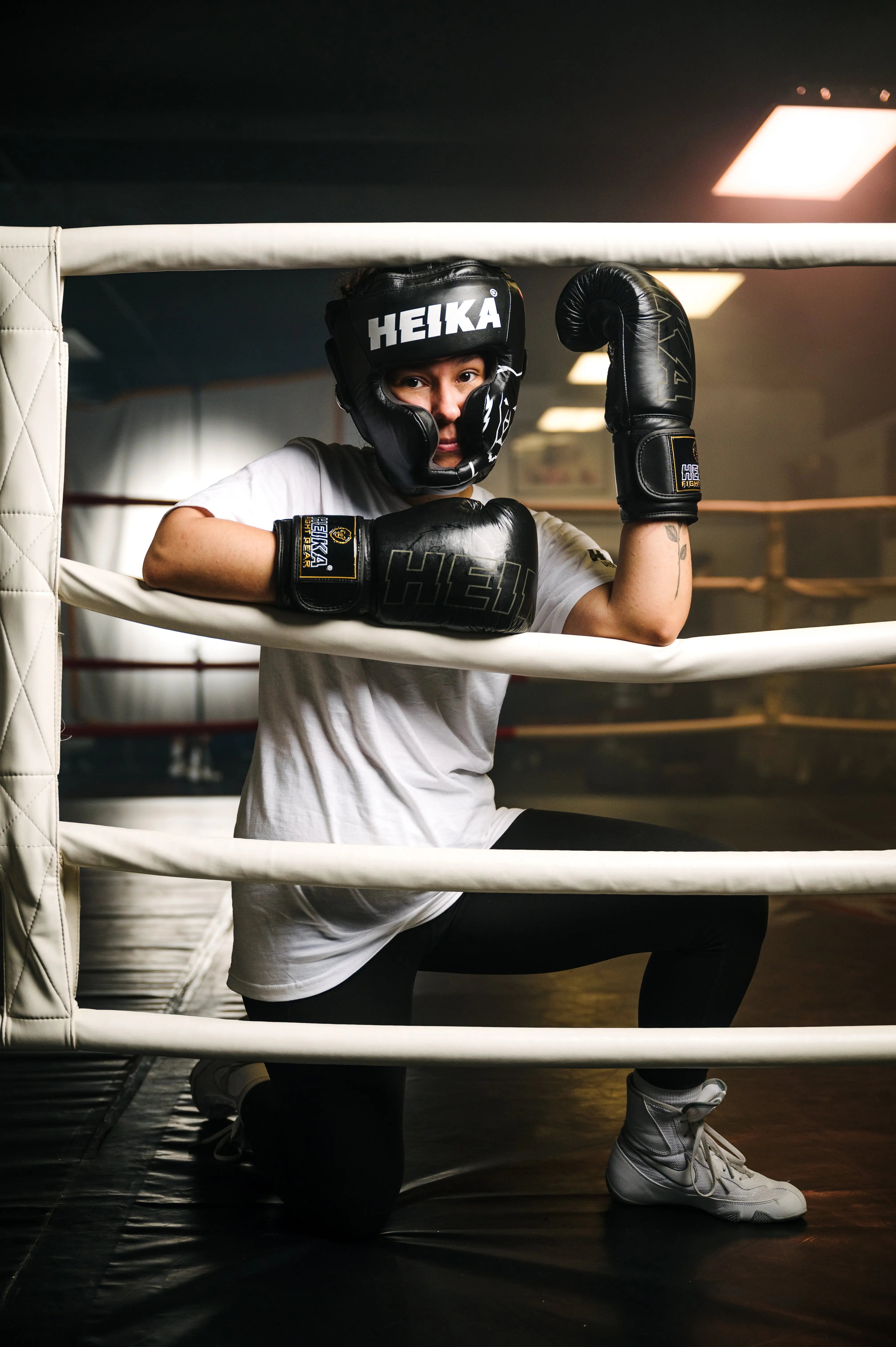 Heika Pro Boxing Leather Head Guard My Store