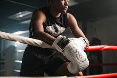 Heika Pro Premium Leather Boxing Gloves - White Heika Sports
