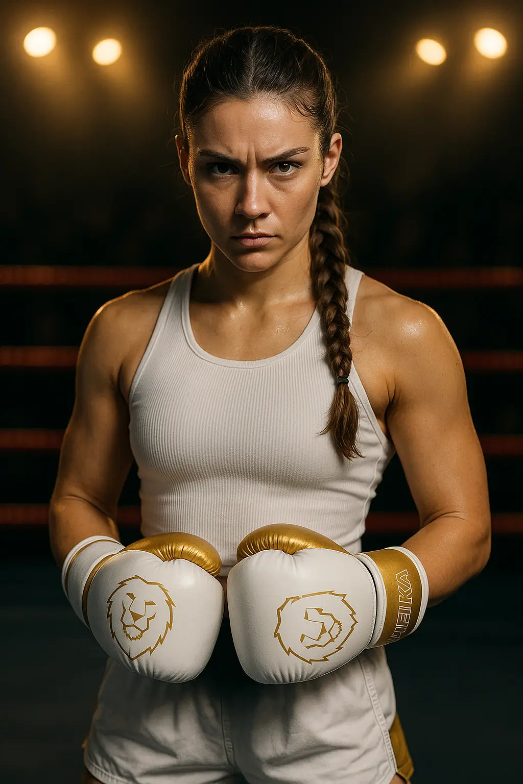 Heika Pro Premium Leather Muay Thai Gloves Heika Sports